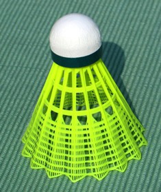 This photo of a badminton shuttlecock was taken by photographer Sanja Gjenero from Zagreb, Croatia.